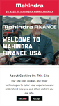 Mobile Screenshot of mahindrafinanceusa.com