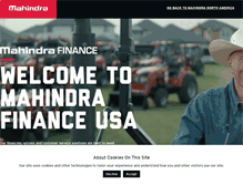 Tablet Screenshot of mahindrafinanceusa.com